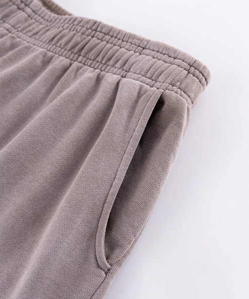 WOKE EDGE(ウォークエッジ)の「Faded Navy Sweat Pants/ストレートシルエット/ウォッシュ加工/スウェットパンツ/WOKE EDGE(スウェットパンツ・メンズ・ベージュ/ブルー・L/M)」の4枚目の写真