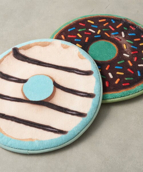 BIRTHDAY BAR（バースデイバー）の「≪BIRTHDAY BARオリジナル≫　B-DAY DONUTS　チェアパッド（ラグ/マット・レディース・ブラウン/グリーン・0）」の7枚目の写真