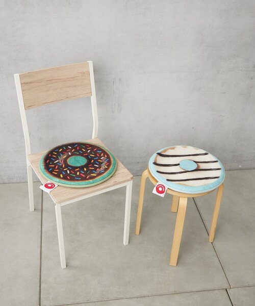 BIRTHDAY BAR（バースデイバー）の「≪BIRTHDAY BARオリジナル≫　B-DAY DONUTS　チェアパッド（ラグ/マット・レディース・ブラウン/グリーン・0）」の8枚目の写真