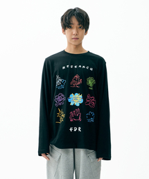 Kids doodle Long sleeve Black