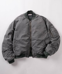 make a ray!（メイク ア レイ！）の「【72】フェード加工 ヴィンテージライク MA-1 フライトジャケット/ジップブルゾン/ミリタリー/アメカジ（MA-1）」
