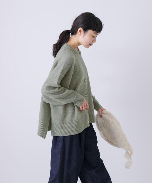 新品 かぐれ ハミルトンクルーネックカーディガン ハミルトンクルーネックカーディガン（カーディガン/ボレロ）｜かぐれ