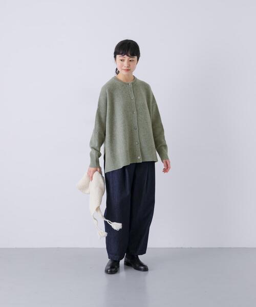 かぐれ（カグレ）の「ハミルトンクルーネックカーディガン（カーディガン/ボレロ・レディース・レッド/ミント・FREE）」の6枚目の写真