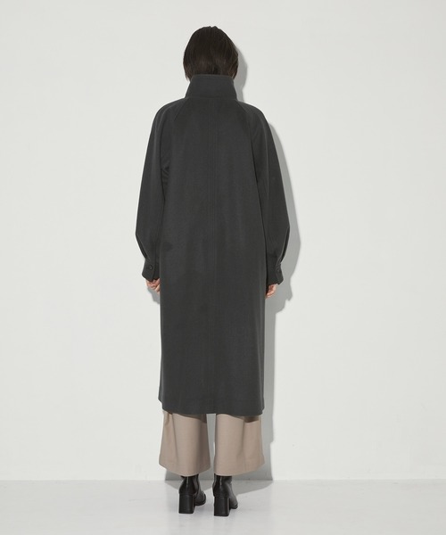 StandCollar Wool Coat/スタンドカラーウールロングコート（ステン