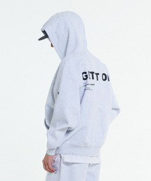 GET IT ON（ゲットイットオン）の「シグニチャーフードスウェットシャツ_ホワイト（パーカー）」