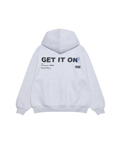 GET IT ON（ゲットイットオン）の「シグニチャーフードスウェットシャツ_ホワイト（パーカー・メンズ・その他・F）」の3枚目の写真