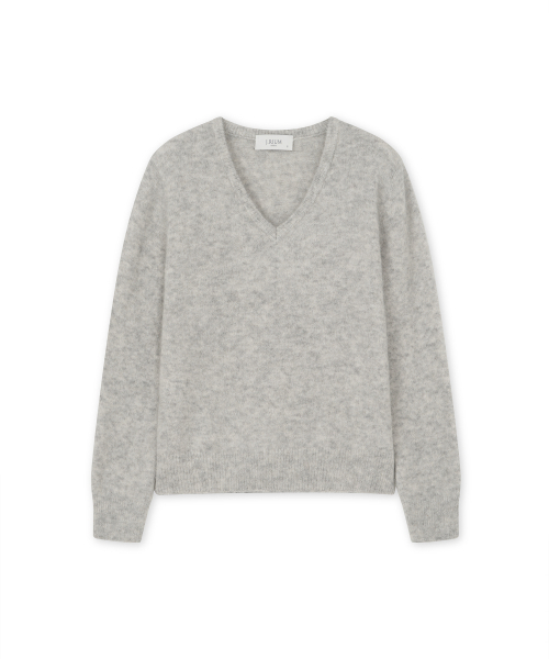 J'RIUM(ジェイリウム)の「Margo V-Neck Repair Alpaca Knit Top in Gray(ニット/セーター・レディース・その他・SMALL/MEDIUM)」の3枚目の写真