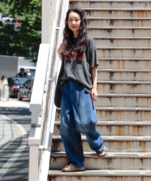 Gramicci（グラミチ）の「【別注】Gramicci / 5ポケット ワイド デニム（デニムパンツ・レディース・インディゴブルー/ブルー系その他・ONE SIZE）」の11枚目の写真
