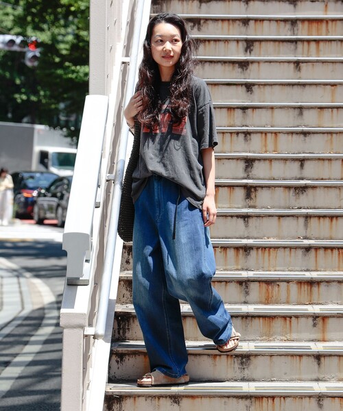Gramicci（グラミチ）の「【別注】Gramicci / 5ポケット ワイド デニム（デニムパンツ・レディース・インディゴブルー/ブルー系その他・ONE SIZE）」の10枚目の写真
