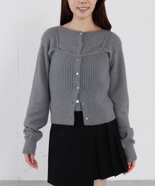 セール】ラメマシュマロニットアンサンブル（ニット/セーター