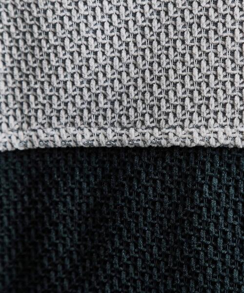 THE SHOP TK （ザ ショップ ティーケー ）の「バイカラー モール風長袖Tシャツ（Tシャツ/カットソー・メンズ・オリーブ系9/ネイビー系4/ライトグレー系4・04/02/03）」の7枚目の写真