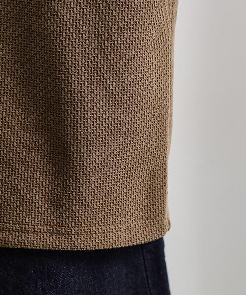 THE SHOP TK （ザ ショップ ティーケー ）の「バイカラー モール風長袖Tシャツ（Tシャツ/カットソー・メンズ・オリーブ系9/ネイビー系4/ライトグレー系4・04/02/03）」の21枚目の写真