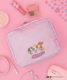 SALON de RUBAN（サロンドルヴァン）の「【SALON de RUBAN / サロン ド ルヴァン】 パワーパフ ガールズ　マルチポーチ　限定アイテム（ポーチ）」
