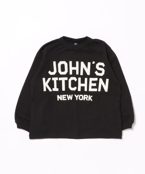 ZERO standerd(ゼロスタンダード)の「ゼロスタンダード JOHN'SロングTシャツ(Tシャツ/カットソー・キッズ・アイボリー/ブラック・110cm/120cm/130cm/140cm/150cm/160cm/100cm)」の9枚目の写真