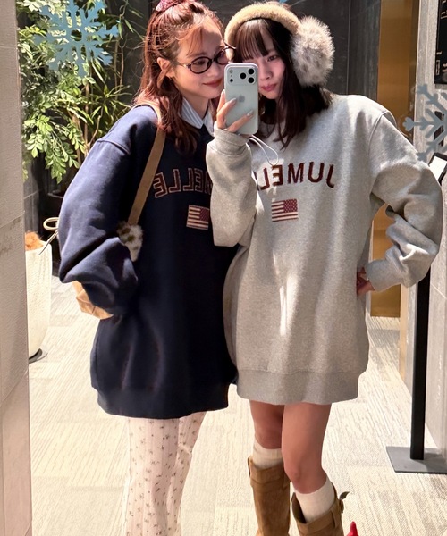 jumelle（ジュメロ）の「【トップス部門1位】ワッペンロゴスウェット