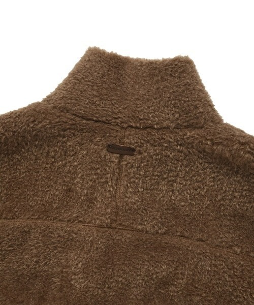 COVERNAT(カバーナット)の「WOMEN'S SHERPA ZIP-UP JACKET(ブルゾン・レディース・アイボリー/ブラウン・MEDIUM/SMALL)」の21枚目の写真