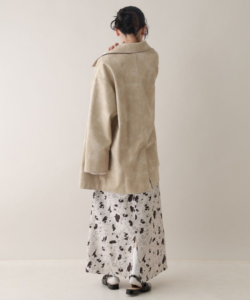 RAGEBLUE（レイジブルー）の「アニマル柄ナロースカート/セットアップ対応（スカート・レディース・ブラウン系2・FREE）」の11枚目の写真