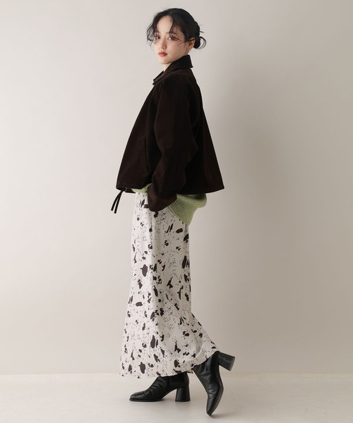 RAGEBLUE（レイジブルー）の「アニマル柄ナロースカート/セットアップ対応（スカート・レディース・ブラウン系2・FREE）」の15枚目の写真