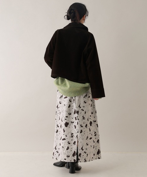 RAGEBLUE（レイジブルー）の「アニマル柄ナロースカート/セットアップ対応（スカート・レディース・ブラウン系2・FREE）」の16枚目の写真