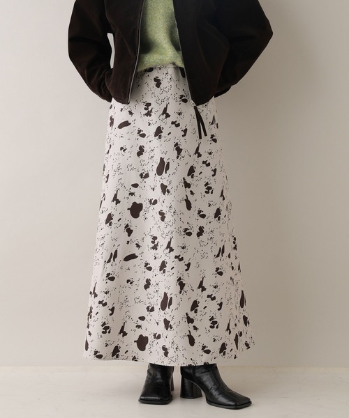 RAGEBLUE（レイジブルー）の「アニマル柄ナロースカート/セットアップ対応（スカート・レディース・ブラウン系2・FREE）」の17枚目の写真