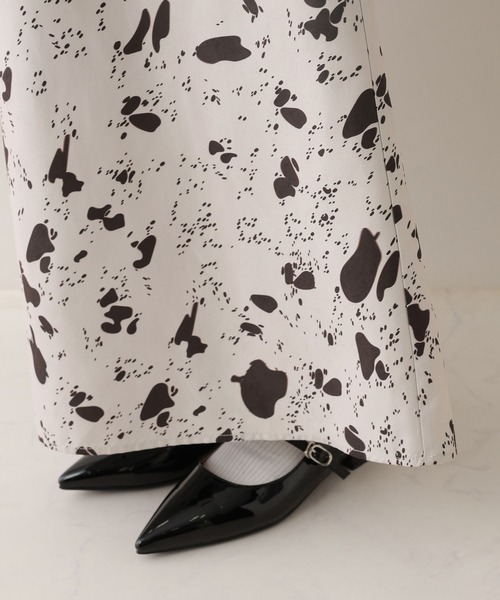 RAGEBLUE（レイジブルー）の「アニマル柄ナロースカート/セットアップ対応（スカート・レディース・ブラウン系2・FREE）」の5枚目の写真