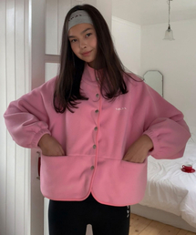 INJIACTIVE（インジアクティブ）の「インジアクティブ フリースジャケット ピンク（その他アウター）」