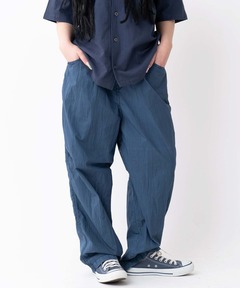 ピグメントコットンナイロンロングパンツ