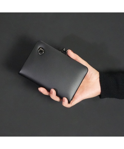 JAM HOME MADE（ジャムホームメイド）の「ブラックダイヤモンド ガマミディアム ウォレット/二つ折り財布（財布・メンズ・ブラック・ONE SIZE）」の4枚目の写真