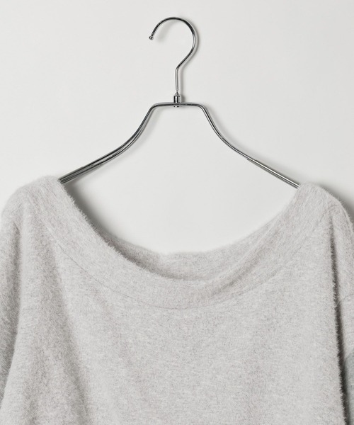 BAYFLOW（ベイフロー）の「[ワンショル仕様]ショートシャギープルオーバー（Tシャツ/カットソー・レディース・ブルー/グレー/ホワイト・FREE）」の17枚目の写真