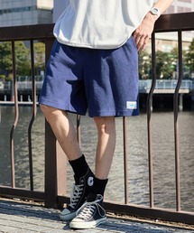 CONVERSE JACK PURCELL/コンバース ジャックパーセル ブランドロゴ パッチ パイル イージー ショートパンツ