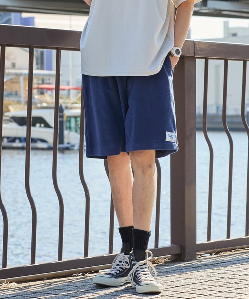 CONVERSE(コンバース)の「CONVERSE JACK PURCELL/コンバース ジャックパーセル ブランドロゴ パッチ パイル イージー ショートパンツ(その他パンツ・メンズ・グリーン/ネイビー/オートミール/オレンジ/ブラック/ブルー・M/L)」の19枚目の写真