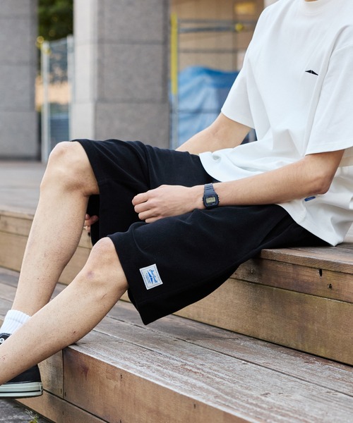 CONVERSE(コンバース)の「CONVERSE JACK PURCELL/コンバース ジャックパーセル ブランドロゴ パッチ パイル イージー ショートパンツ(その他パンツ・メンズ・グリーン/ネイビー/オートミール/オレンジ/ブラック/ブルー・M/L)」の13枚目の写真