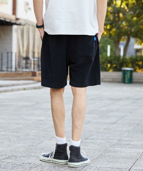 CONVERSE(コンバース)の「CONVERSE JACK PURCELL/コンバース ジャックパーセル ブランドロゴ パッチ パイル イージー ショートパンツ(その他パンツ・メンズ・グリーン/ネイビー/オートミール/オレンジ/ブラック/ブルー・M/L)」の16枚目の写真