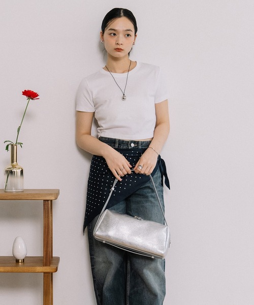 Beau're（ヴュレ）の「BEAURE スリム ロング ショルダー（ショルダーバッグ・レディース・シルバー/ブラック・FREE）」の15枚目の写真