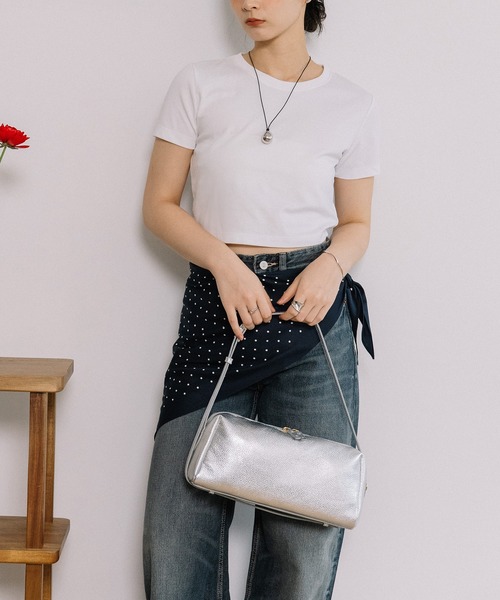 Beau're（ヴュレ）の「BEAURE スリム ロング ショルダー（ショルダーバッグ・レディース・シルバー/ブラック・FREE）」の16枚目の写真