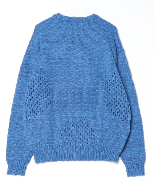 BAL（バル）の「【BAL】VENTILATION CREWNECK SWEATER（ニット/セーター・メンズ・ブルー・LARGE）」の2枚目の写真