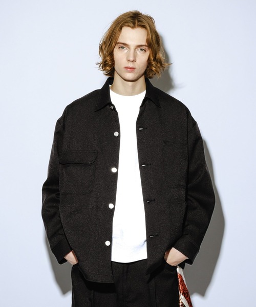 Wrangler(ラングラー)の「【Wrangler/ラングラー】別注カバーオール(ブルゾン・メンズ・ブラック系その他/ブラック・LARGE/MEDIUM)」の2枚目の写真