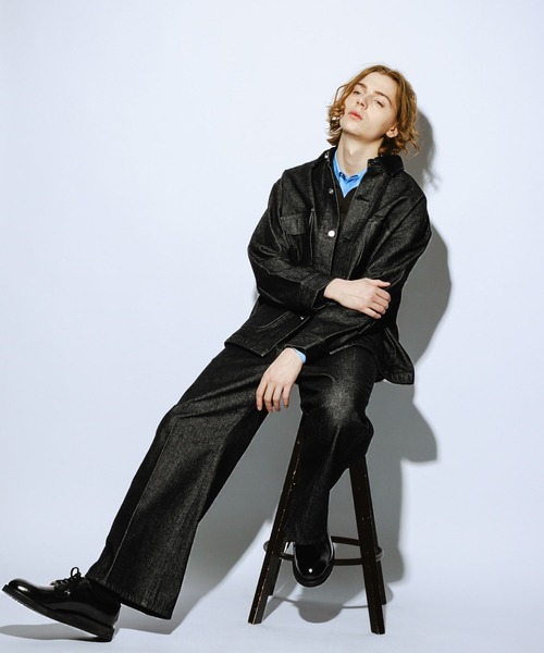 Wrangler(ラングラー)の「【Wrangler/ラングラー】別注カバーオール(ブルゾン・メンズ・ブラック系その他/ブラック・LARGE/MEDIUM)」の4枚目の写真