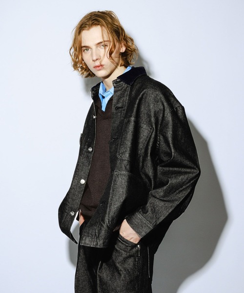 Wrangler(ラングラー)の「【Wrangler/ラングラー】別注カバーオール(ブルゾン・メンズ・ブラック系その他/ブラック・LARGE/MEDIUM)」の9枚目の写真