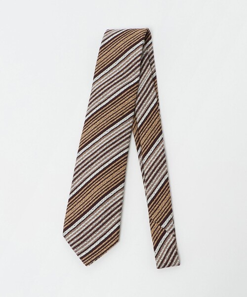 フォサッティ ウーブン マルチストライプ ネクタイ（ネクタイ