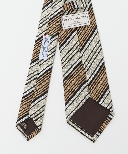 フォサッティ ウーブン マルチストライプ ネクタイ（ネクタイ