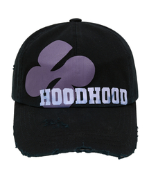 HOODHOOD（フッドフッド）の「マルチロゴデストロイドボールキャップブラック（キャップ）」