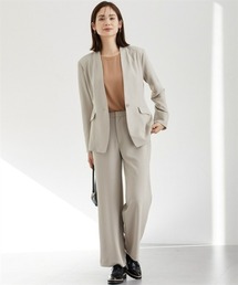 パンツスーツ ノーカラージャケット」に該当するファッション通販