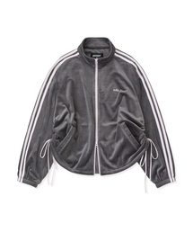 NDY（エヌディーワイ）の「ウィメンズベロアリボントラックセットチャコール（ナイロンジャケット）」