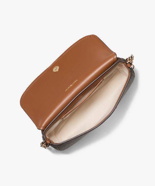 MICHAEL KORS(マイケルコース)の「NOLITA フラップ チェーン クロスボディ スモール - MKシグネチャー(ショルダーバッグ・レディース・ブラウン系その他・FREE)」の3枚目の写真