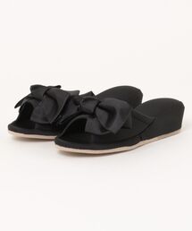 MAZEMAZE（マゼマゼ）の「パンタフレ　リボンサテン　ヒールサンダル（その他シューズ）」