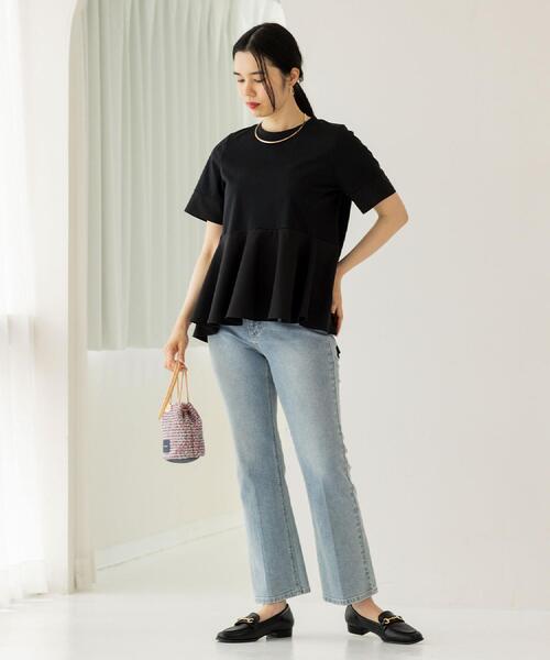 OPAQUE.CLIP（オペークドットクリップ）の「【抗菌防臭加工】ビット付きローファー（パンプス・レディース・ブラウン系その他/ブラック・03/02/01）」の11枚目の写真