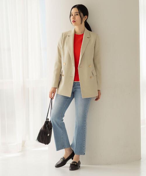 OPAQUE.CLIP（オペークドットクリップ）の「【抗菌防臭加工】ビット付きローファー（パンプス・レディース・ブラウン系その他/ブラック・03/02/01）」の12枚目の写真