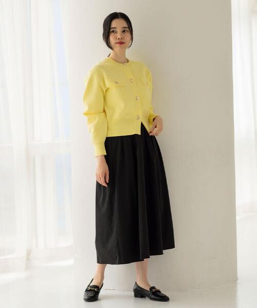 OPAQUE.CLIP（オペークドットクリップ）の「【抗菌防臭加工】ビット付きローファー（パンプス・レディース・ブラウン系その他/ブラック・03/02/01）」の13枚目の写真