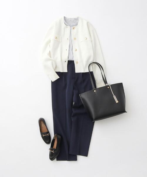 OPAQUE.CLIP（オペークドットクリップ）の「【抗菌防臭加工】ビット付きローファー（パンプス・レディース・ブラウン系その他/ブラック・03/02/01）」の16枚目の写真